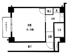 102号室間取り図